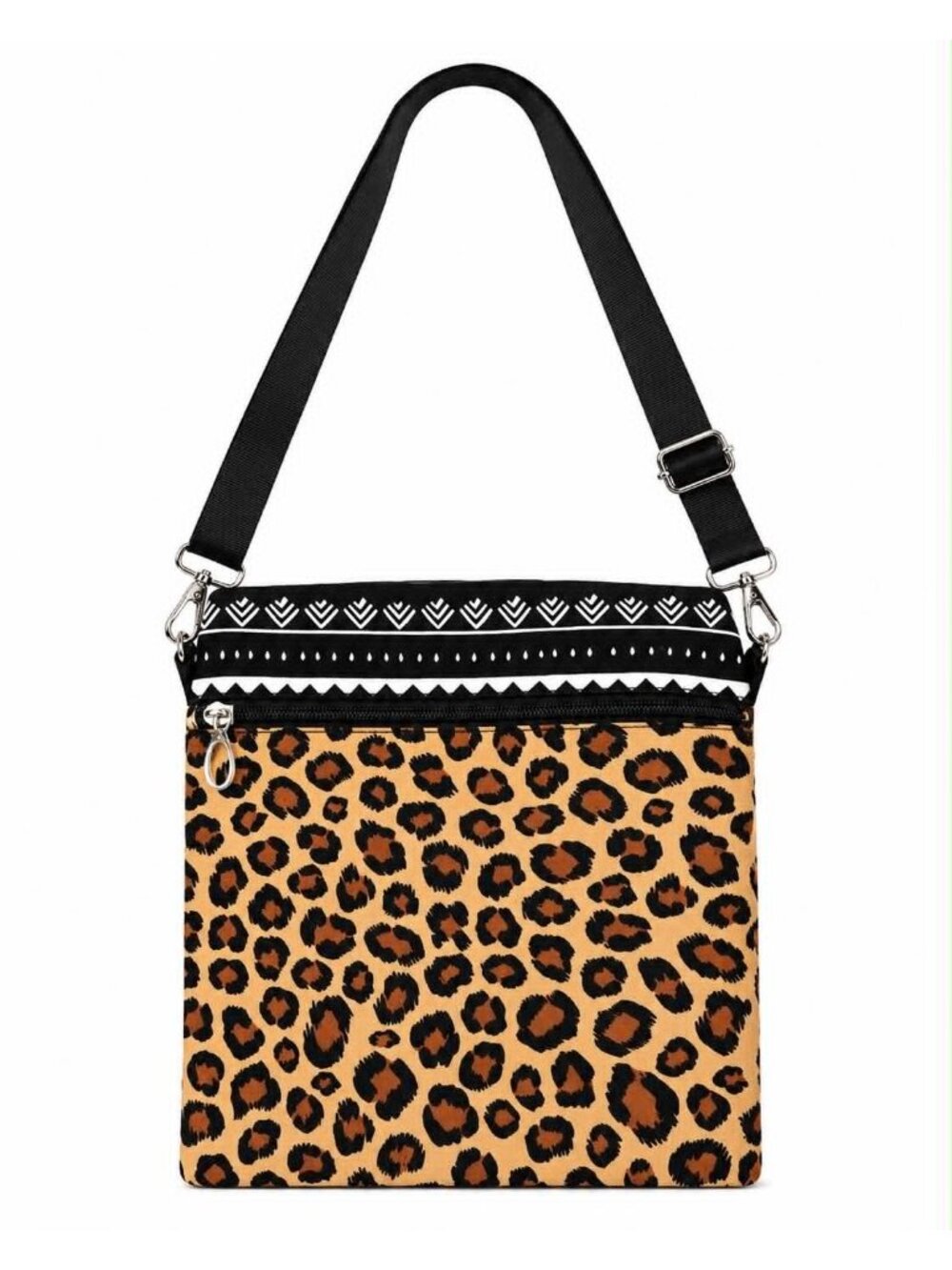 Leopard Print Crossbody Bag